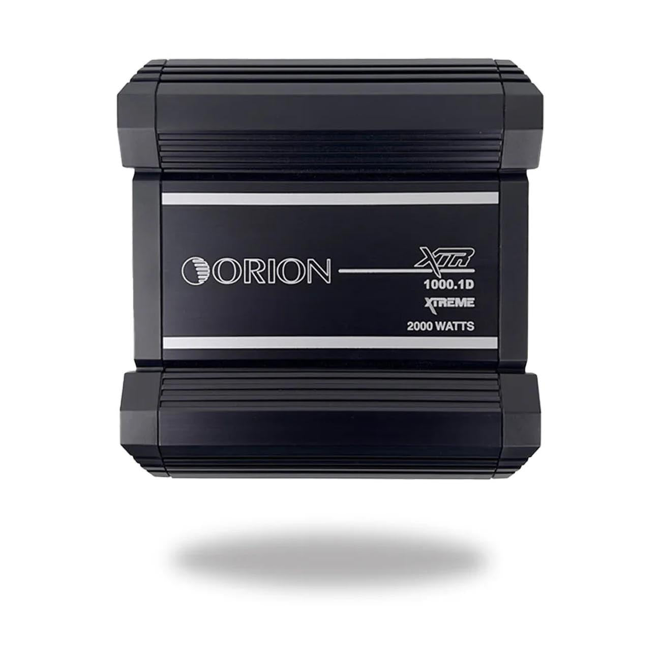 Orion XTR Series XTR1000.1D High Power Monoblock Class D Car Amplifier - 1000W RMS, 1-Ohm Stable, Low-Pass Crossover, Bass Boost Control, MOSFET Power Supply, Bass Knob Included, Made in Korea