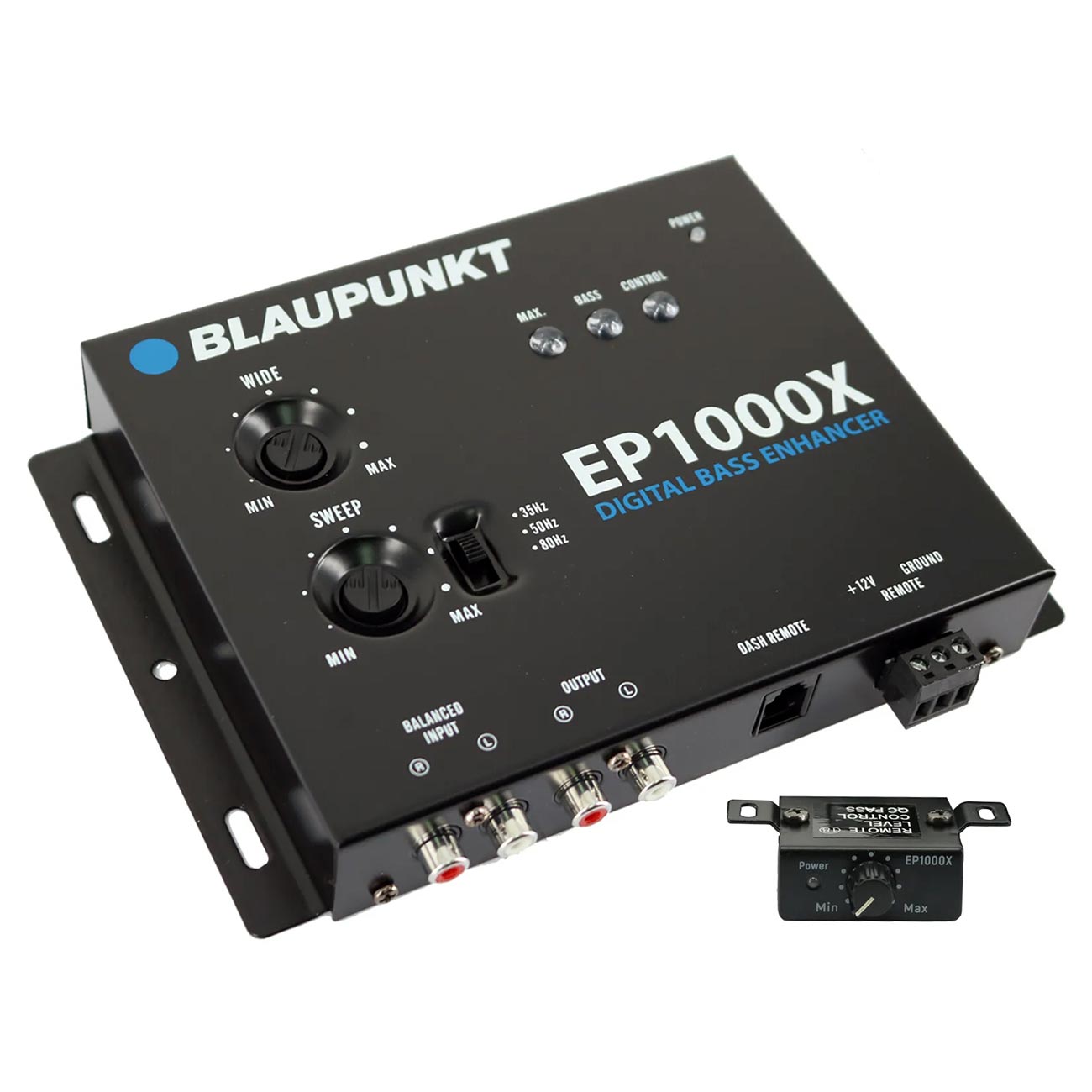 Blaupunkt EP-1000XPRO Digital Bass Enhancer - Digital Signal Processor for Boosting Bass (Includes Dash Mount Control Knob)