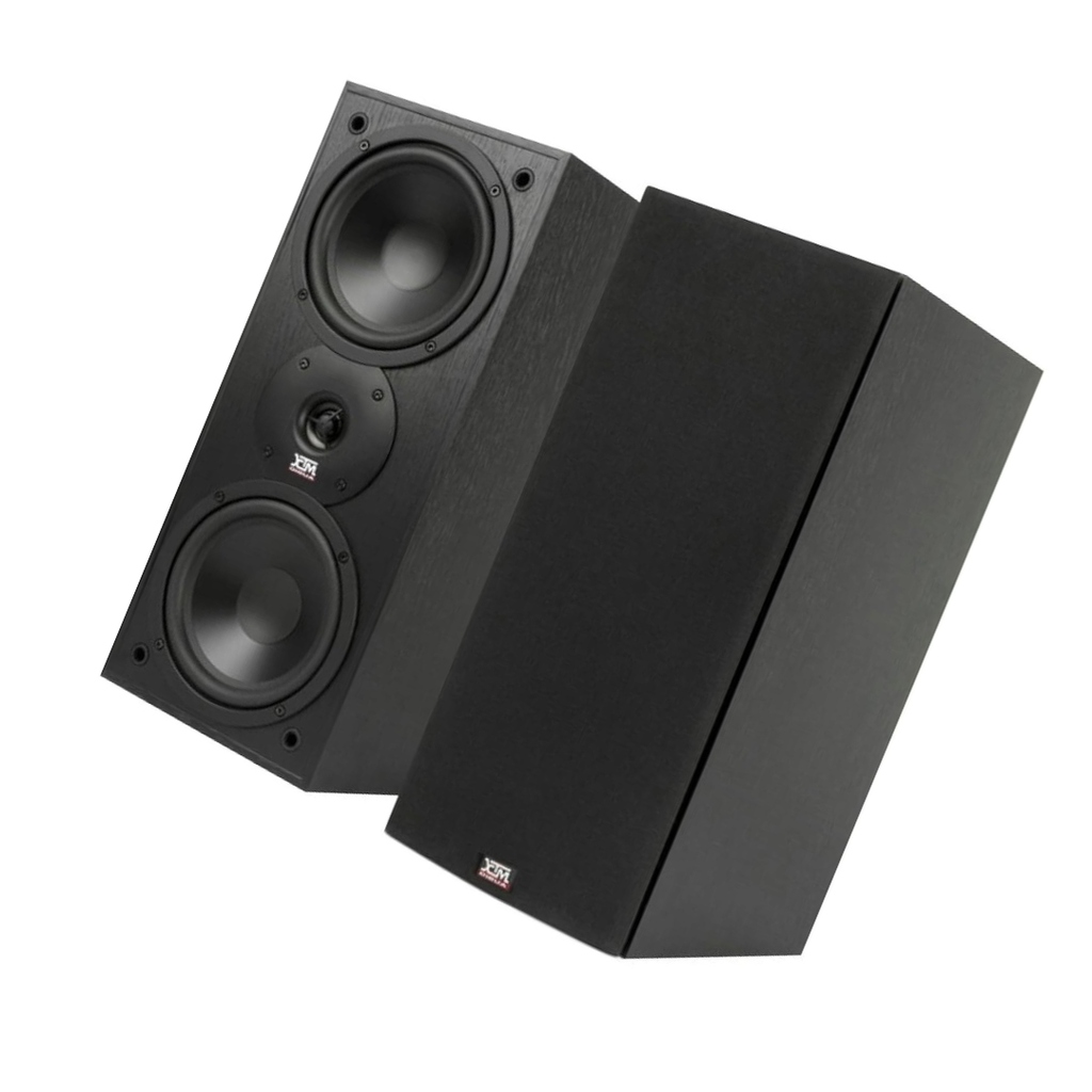 MTX Audio MONITOR60I 6.5" 2-Way Monitor Series Bookshelf Speakers, Black